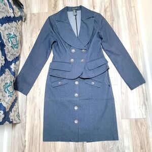 Rampage Skirt and Blazer Set